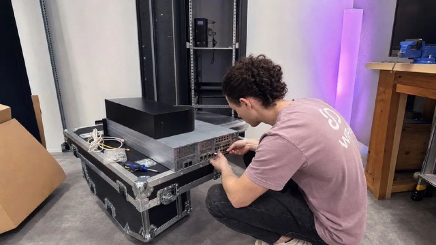 Scott Belot sauvegardant la configuration d'un équipement réseau