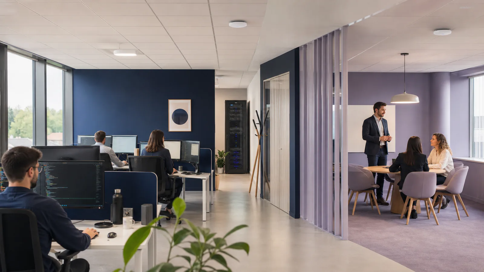 Réseaux Wi-Fi distincts pour les salariés et les visiteurs d'une entreprise