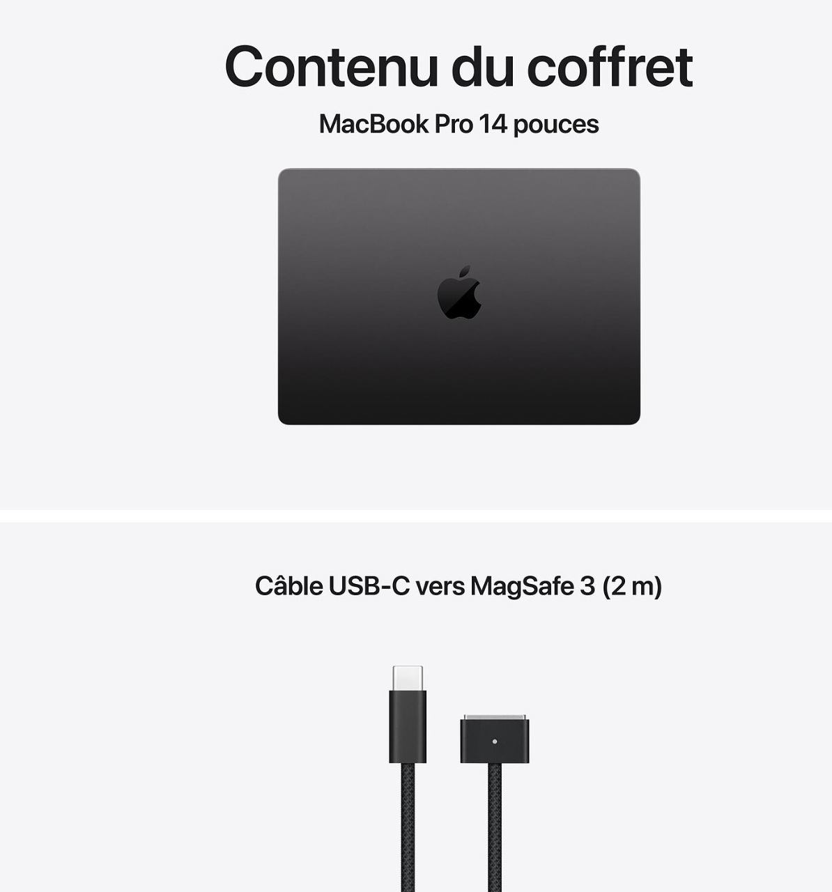 Apple MacBook Pro M5 14" Noir sidéral 16 Go/512 Go