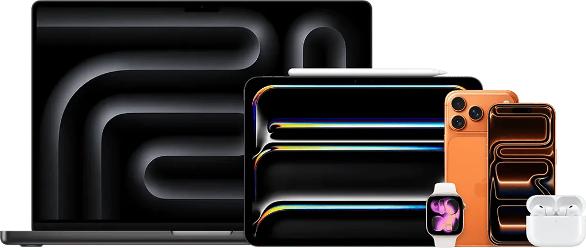 MacBook, iPad, iPhone, Apple Watch et AirPods